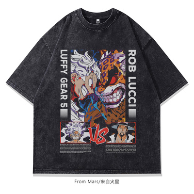 或许这样字母卡通动漫短袖T恤