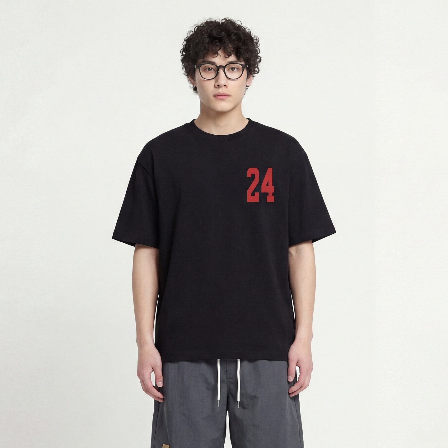 From Mars 24号数字印花 短袖T恤宽松休闲运动风男女同款上衣