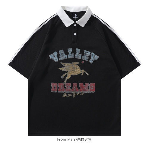 事事顺利短袖T恤POLO衫夏季