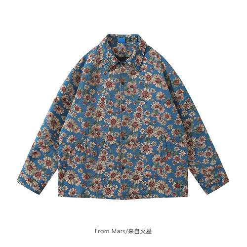 小雏菊花衬衫宽松百搭衬衣外套