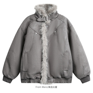 with winter Loose for collar fur jacket cotton Mars From