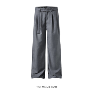 爱惨了 痞帅新款 宽松阔腿加长款 From 休闲长裤 真 西裤 男女 Mars