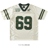 From T恤男女 运动风拼接印花透气网面学院宽松短袖 Mars 特殊时间