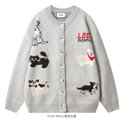 被迷晕惹宽松开衫慵懒毛衣外套