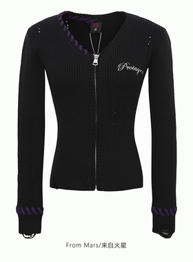 From Mars  On that day, V-neck cardigans and sweaters