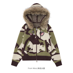 time dividing wool From detachable Yunqi collar sweater Mars