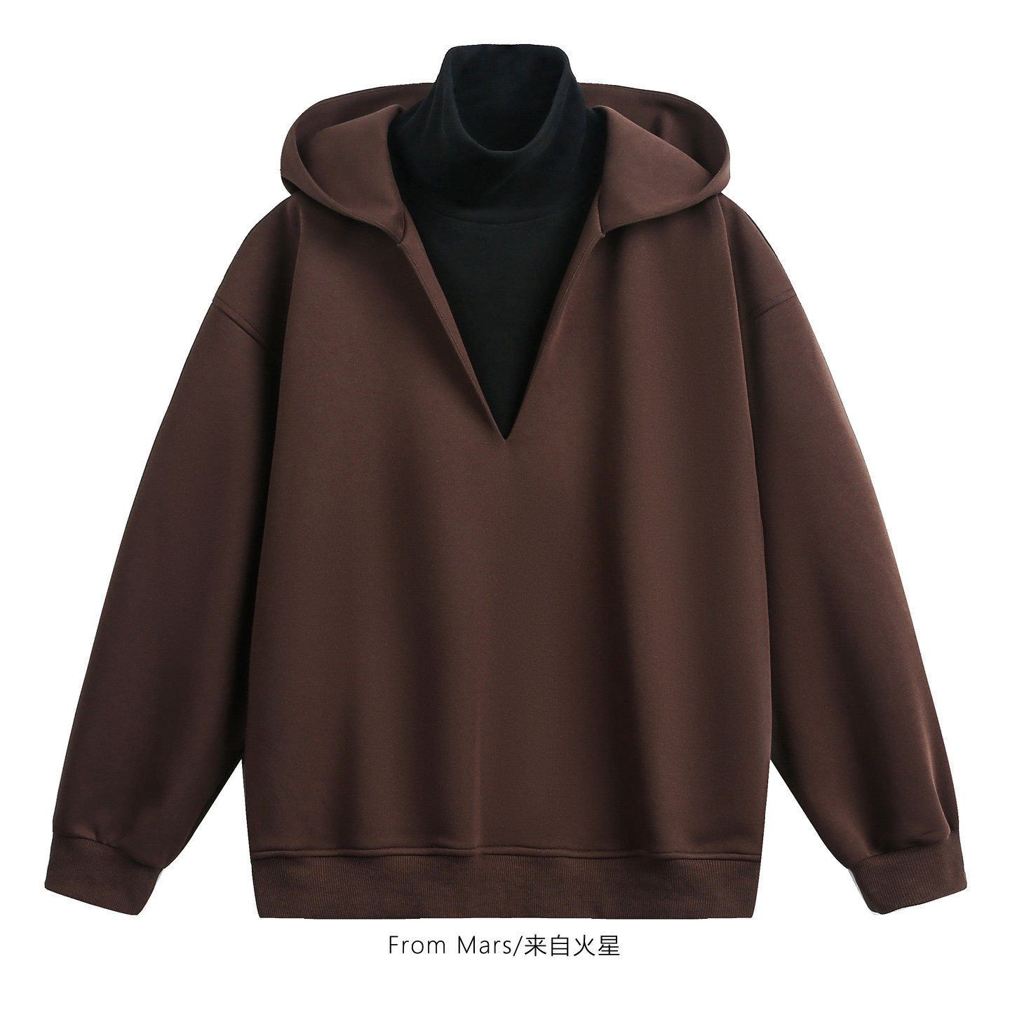 悠闲的日子慵懒套头宽松卫衣