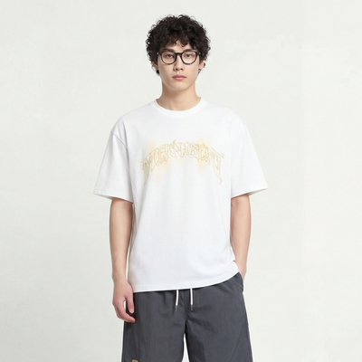 放飞疲惫短袖T恤字母印花潮上衣