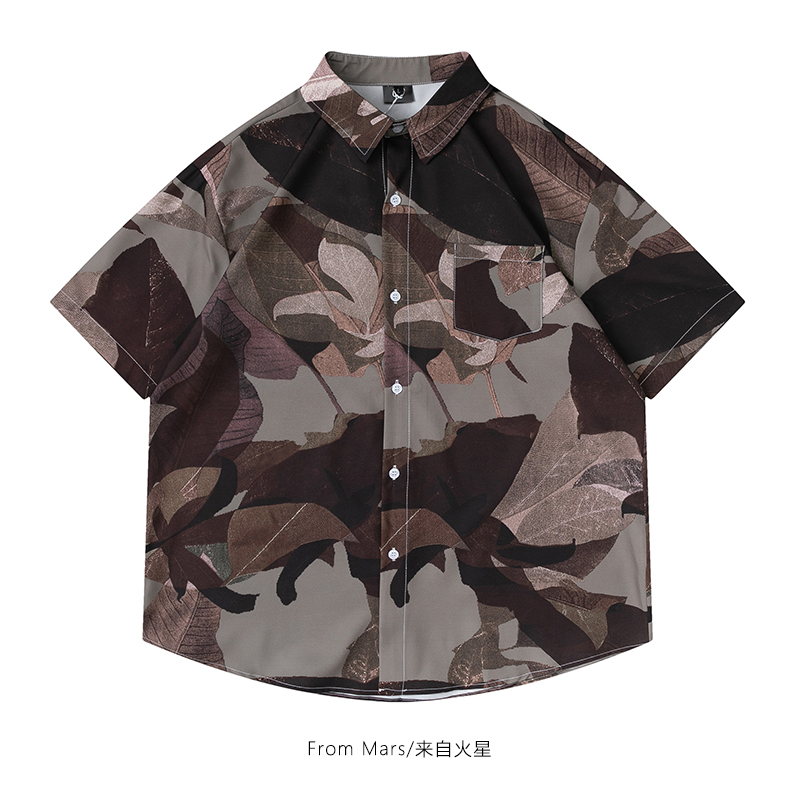 创意不规则小众设计感短袖衬衫