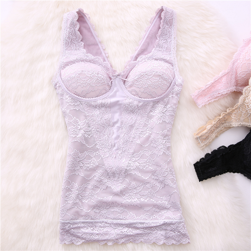 保暖背心女带罩杯加厚加绒紧身