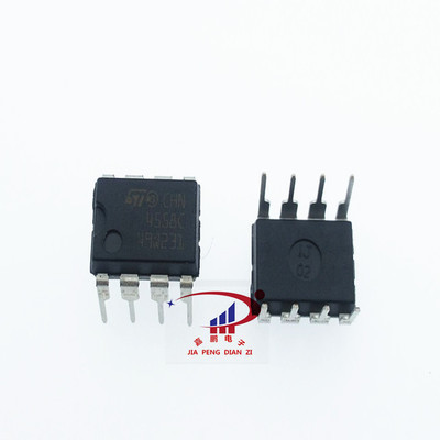 TJM4558CN 4558C DIP-8 双路运算放大器 原装进口ST品牌