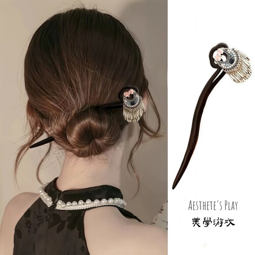 新中式木发簪女国风发钗