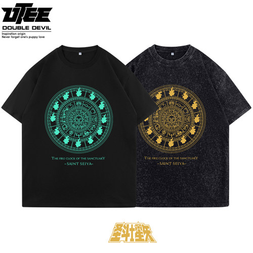 圣斗士纯棉宽松短袖动漫周边