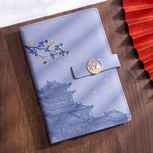 国潮笔记本礼盒套装学校教师节伴手礼实用送老师故宫文创商务办公礼品中国风礼物企业定制logo送客户公司活动