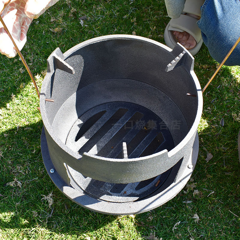 铸铁柴火灶家用农村烧木柴柴火炉户外炉子灶台地锅炉灶烧火取暖炉