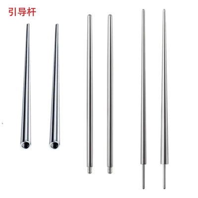 不锈钢耳骨钉引导针多规格内螺纹+外螺旋+插杆穿孔饰品辅助工具
