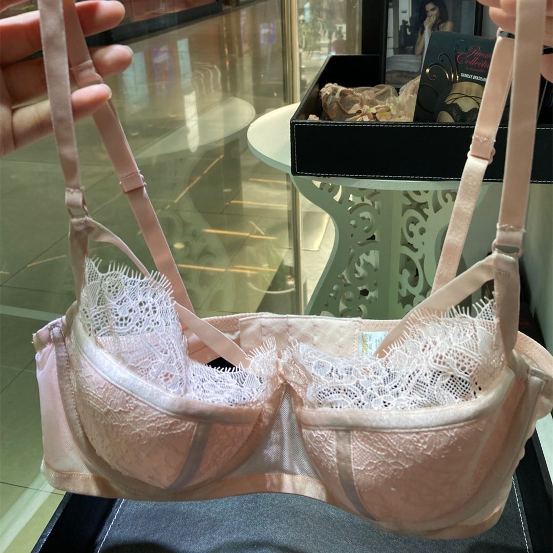 法式女超薄聚拢文胸性感内衣蕾丝