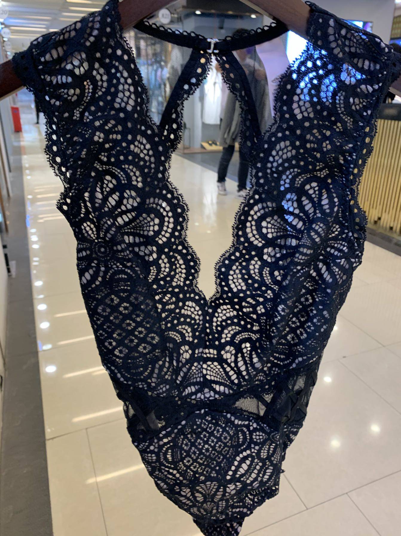 欧美性感女士连体打底睡裙透明蕾丝露背夏季火辣 不要太好