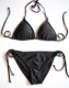 性感泳衣分体泳衣bikini黑色三角杯比基尼显瘦系带女 包邮