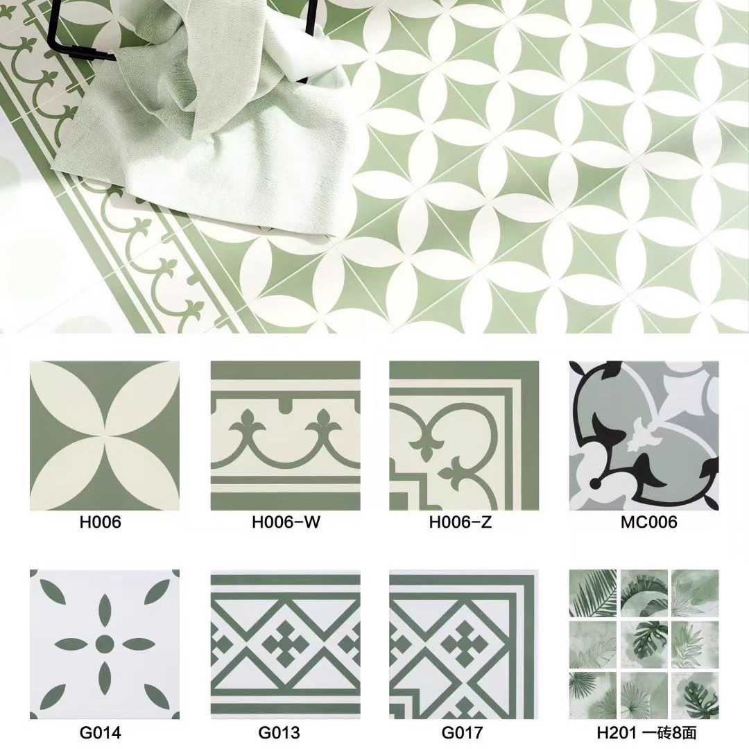 200X200全瓷花砖佛山生产附录G标设计选材集合墙地砖拼花样品专拍