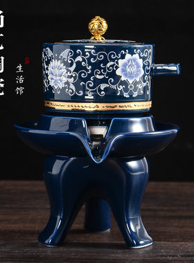 单个旋转出水复古冲泡功夫茶壶