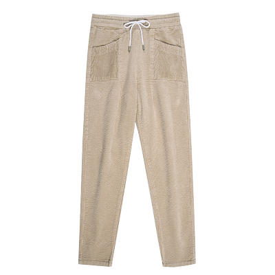 顺欣高腰长裤灯芯绒女加厚条绒裤