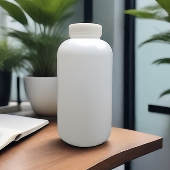 带内盖防漏密封罐 1000ml大口径塑料分装 瓶 试剂取样涂料药粉储存