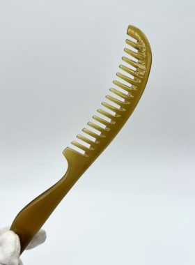 牛角梳网红梳按摩梳宽齿大牙梳子防静电脱发白发家用大号厚发长发