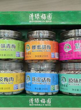 陆河特产清绿梅园多味组合梅零食大瓶装青梅礼盒休闲网红食品