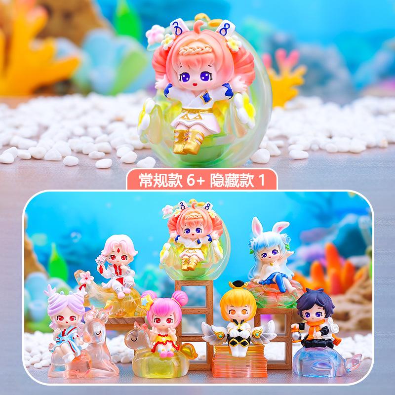 新款星光闪闪亮灯王者荣耀游戏周边公孙离瑶盲盒手办女孩生日礼物