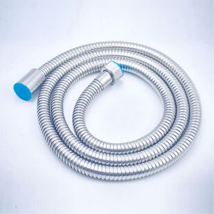 淋浴管4分不锈钢拉丝淋浴软管花洒卫浴淋浴管双扣钢帽莲蓬头软管