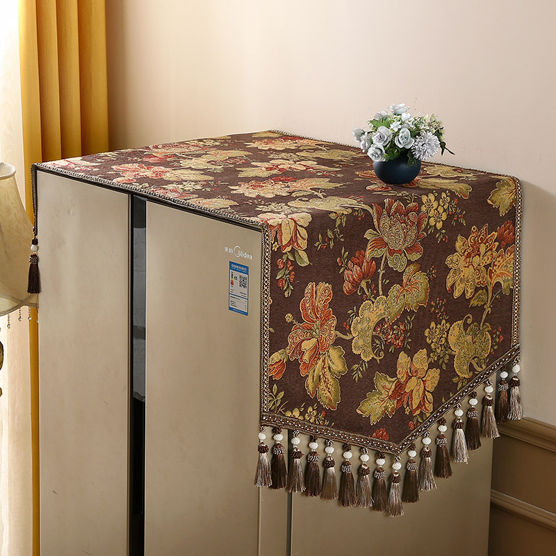 冰箱防尘罩轻奢高级感盖布顶盖巾单双开门洗衣机盖布巾2026新款