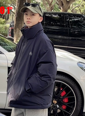 EDO一度25冬新款男女童时尚立领羽绒服白鸭绒保暖外套成人宽松款