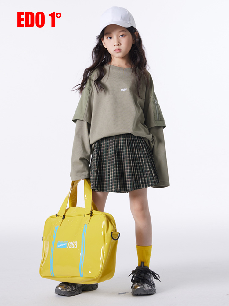 edo童装休闲假两件T恤