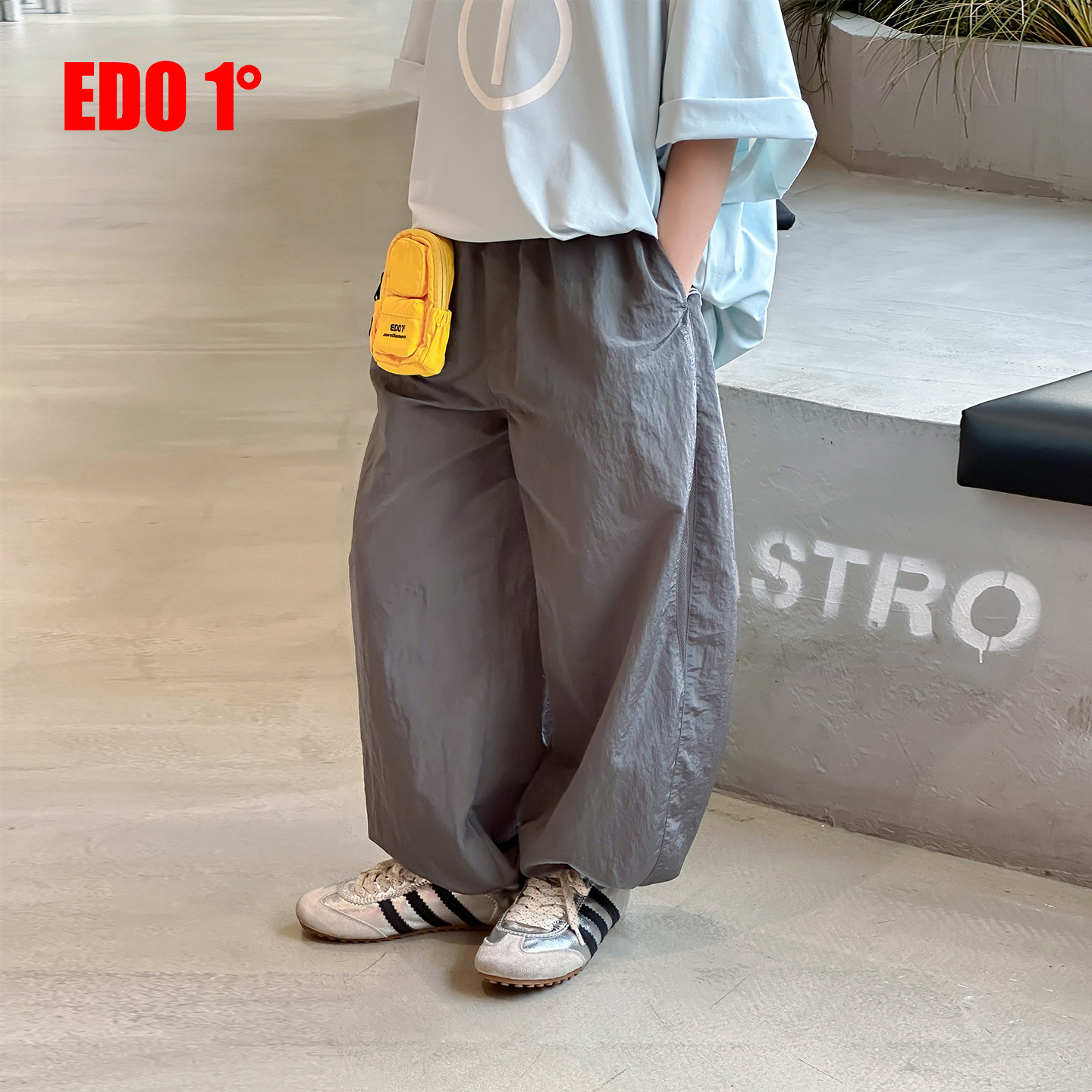 edo一度26夏季儿童薄款萝卜裤