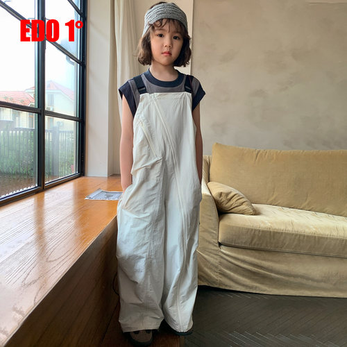 edo一度童装春季时尚工装背带裤