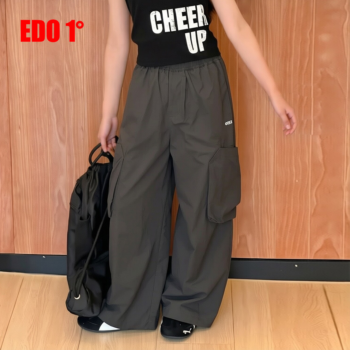 edo一度童装26夏季松弛直筒裤