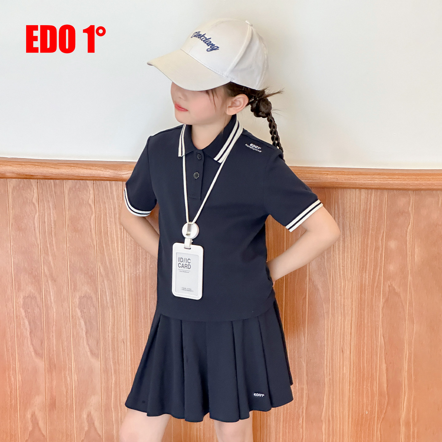 edo1一度26夏季POLO领半身裙套装