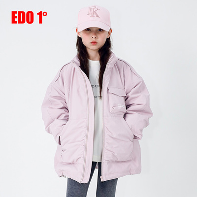 edo1一度童装时尚工装风棉外套