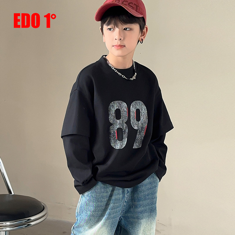 edo童装时尚休闲假两件T恤