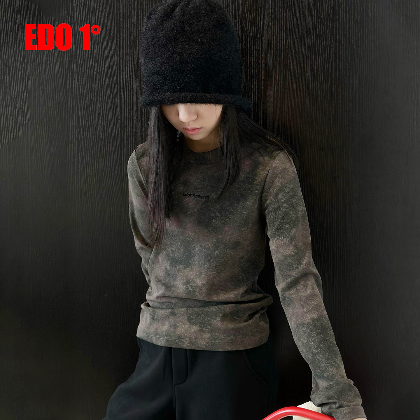 edo童装时尚长袖T恤儿童打底衫