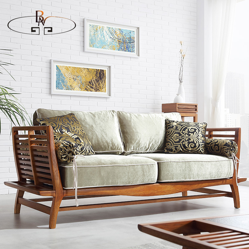 賓瑪新中式家具槟榔色小戶型客廳胡桃木全實木家具可拆洗布藝沙發在類目 住宅傢俱, 沙發類, 實木沙發中 - 來自Buy2taobao.com提供專業的淘寶代購服務