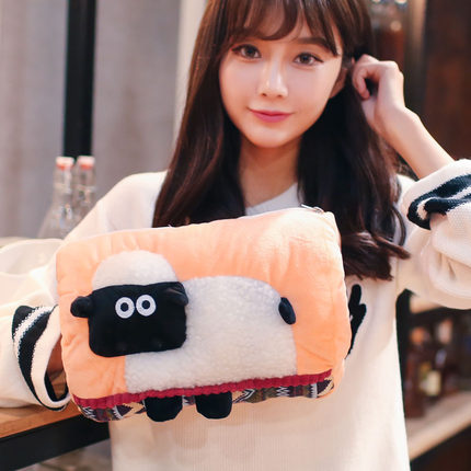 博弘毛绒卡通热水袋充电暖宝宝可爱防爆暖手宝暖水袋电热宝已注水