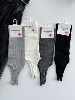 大苌巾SD247踩脚袜套女半截袜子夏季薄透潮袜