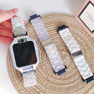 遇光渐变适用华为儿童电话手表5表带5X/5Xpro透明保护壳4X/4Pro/3X/3Pro/3S表套5pro通用配件表带螺丝杆新耀