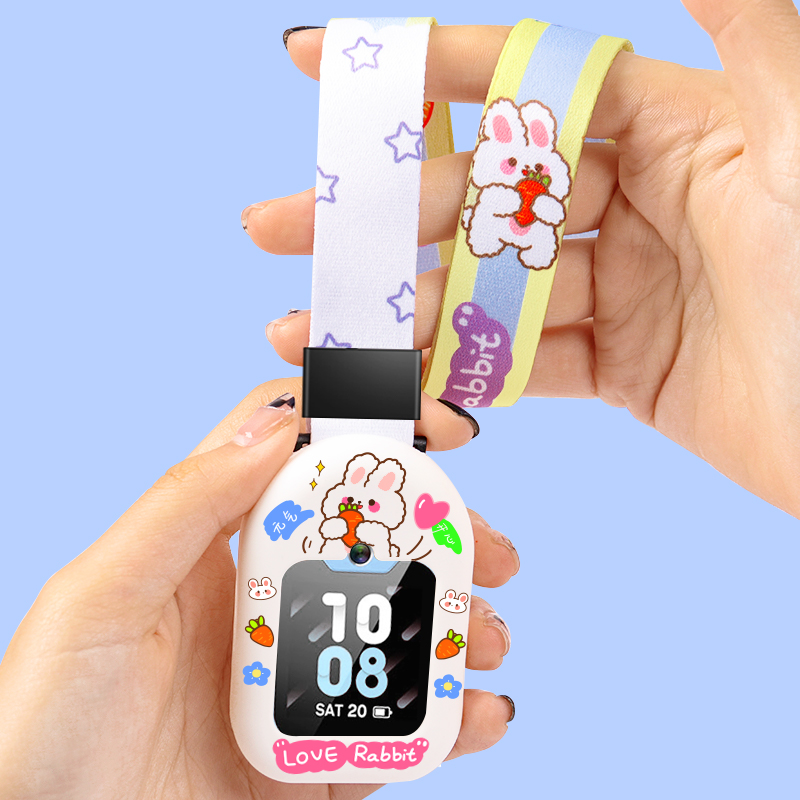 适用手表表带小天才挂脖套