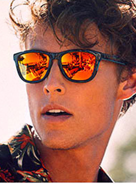 镁作防晒小框炫彩情侣年轻款墨镜