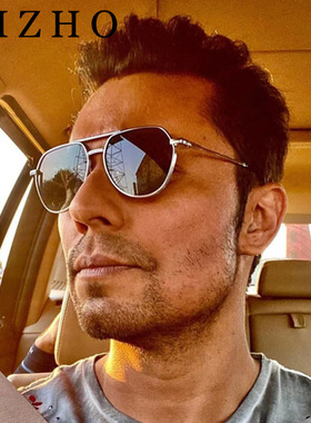 镁作遮阳圆形太子镜男街拍墨镜