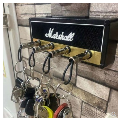 JCM800马歇尔音响钥匙扣MARSHALL挂壁式钥匙收纳盒底座 时尚大方