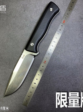限量猎犬S35VN粉末钢14C28N钢高硬度锋利户外刀生存刀露营防身刀